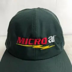 【訳あり品】US買付品　キャップ　6パネルキャップ　刺繡ロゴ　MICRO ar
