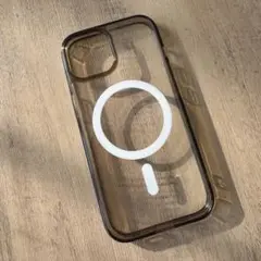 アイフォン 15 iphone iPhone カバー クリア ブラウン お洒落