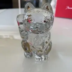 バカラ　まねき猫 ファウナクリストポリス バカラ“動物”を象った新作クリスタル「ファウナクリストポリス