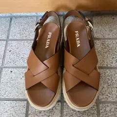 2020プラダプラットホームサンダル