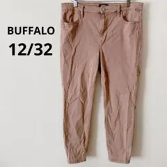 BUFFALO ベージュ スリムフィットパンツ　12/32