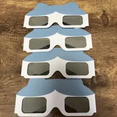 ちいかわパーク 限定 特典 ハチワレ 3Dメガネ　4つセット