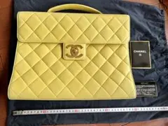 【希少】【激レア】シャネル CHANEL ハンドバッグ 黄色