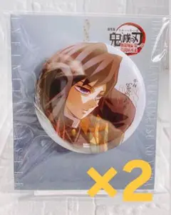 本日発送✨️ 劇場版 鬼滅の刃 無限城編 飾れる 缶バッジ 冨岡義勇 2個セット