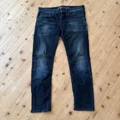 DENHAM ダークブルー スキニーデニム