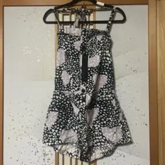 =min@RNA ハート柄ショートオールインワン