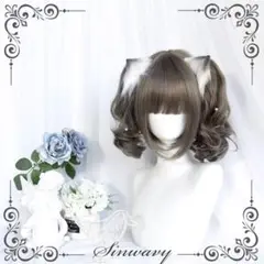 S33B ロングストレート かつら 自然 原宿 ロリータ 高品質 耐熱ev