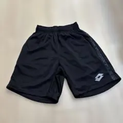 LOTTO 黒 サッカーパンツ　130 ブラック　ハーフパンツ