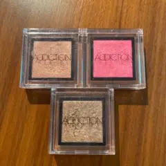ADDICTION アディクション アイシャドウ　3点＋未使用のケース付き
