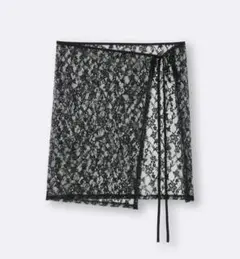 GU レースラップスカート ブラック 未使用品