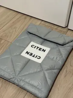 CITEN キルティング ノートPCケース グレー