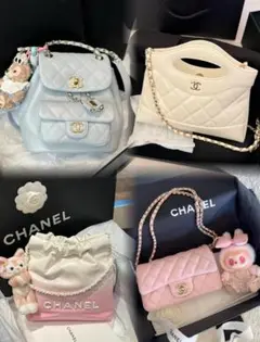 CHANEL バッグセット（バックパック、ハンドバッグ、ショルダーバッグ）