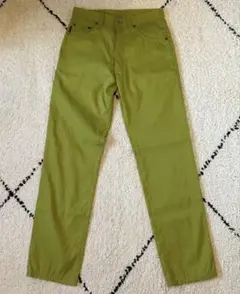 ポールスミス オリーブグリーン ナイロン チノパン