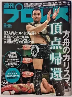 週刊プロレス No.2366★方舟のカリスマ、頂点帰還/OZAWAついに陥落!