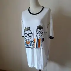 ドルチェ＆ガッバーナ ドルガバ Tシャツ 半袖 レース 花柄 白×黒