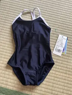 CNYE 女の子用 スクール水着 100cm ネイビー