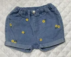 la poche biscuit デニムショートパンツ 80