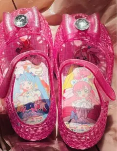ひろがるスカイ！プリキュア 光る！ピンクリボンサンダル ❣️❣️❣️