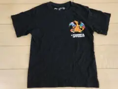 ユニクロ リザードン Tシャツ 黒 150サイズ