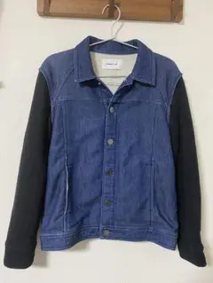 美品 フレイアイディー デニムジャケット Gジャン スウェット生地 0