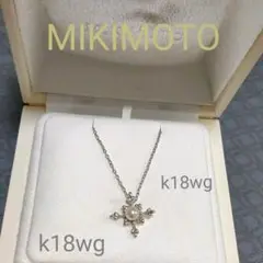 MIKIMOTO ネックレス ホワイトゴールド k18