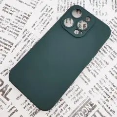 iPhone 14Pro シリコンケース [10] ダークグリーン