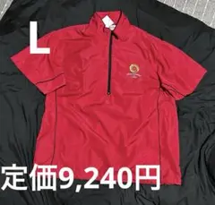 DUNLOP ダンロップ 半袖アウター シャツ ハーフジップ L