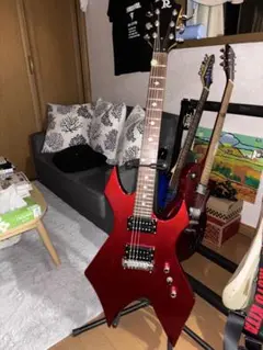 B.C. Rich Warlock ワーロック メタリックレッド　 ケース付き B.C. Rich Warlock ワーロック メタリックレッド ケース付き