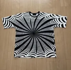 美品 ALDIESアールディーズ全面総柄 グルグル ビッグTシャツ ユニセックス