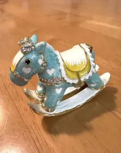 小物入れ　木馬スワロフスキー　新品