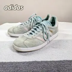 【アディダス】ガゼル ガッツレー スニーカー パステルグリーン 23.5cm