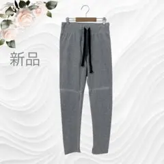 【新品 タグ付き】イプセ レギンス パンツ グレー スリット ゴムウエスト