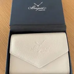 ブレゲ　Breguet 財布　白レザー