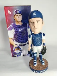専用箱に剥がれ痕有！球場配布品 ウィル・スミス ドジャース ボブルヘッド 専用箱に剥がれ痕有！球場配布品 ウィル・スミス ドジャース