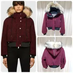 未使用 DIESEL ディーゼル W-SAMOEI-A ボンバージャケット 赤