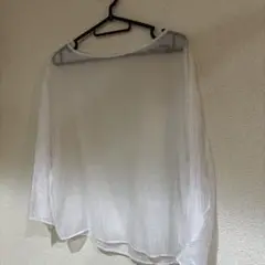 CLOCHE シースルー　七分袖ブラウス