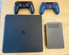 PS4本体 PlayStation4 500GB 外付けHDD 4TB付き
