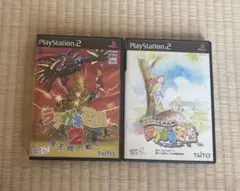 ラクガキ王国・ラクガキ王国2セット　ps2