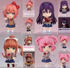 ドキドキ文芸部！　フィギュア　サヨリ　ナツキ　モニカ　ユリ