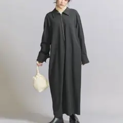 【新品】beauty&youth ハーフジップワンピース