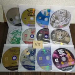 PS2ソフト12本セット【ディスクのみ被りなし】【1617】まとめ売り！送料無料