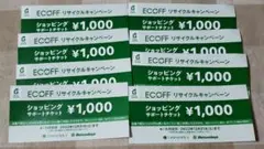 大丸東京店 エコフ リサイクルキャンペーン ショッピングサポートチケット 8枚