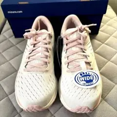 新品タグ付Mizuno WAVE RIDER24 ワイド 24cm