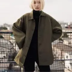 11/13までenof twillcoat ステンカラーコート ツイル ボア
