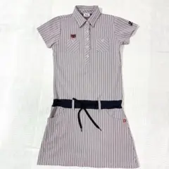 美品！FILA(フィラ) ゴルフ スポーツ ワンピース ロゴ入り ポケット付き
