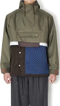 kolor 22aw マウンテンパーカー カーキ