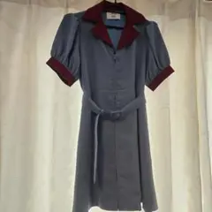 jouetie ジュエティ　バイカラー　フィットフレア　ミニワンピース