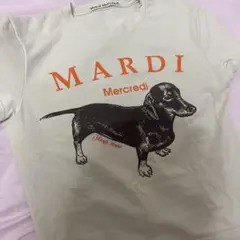 Mardi Mercredi ダックスフンド プリント スウェット グレー 韓国のおしゃれさんなら1枚は持ってるって噂。今ホットな