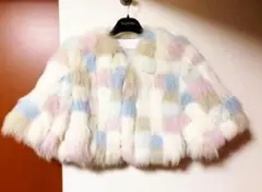☆稀少☆【未使用に近い】 VALENTINO 極上FOX リアルファー ボレロ