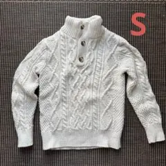 GAP Kids ケーブル編み セーター 110〜120 アイボリー